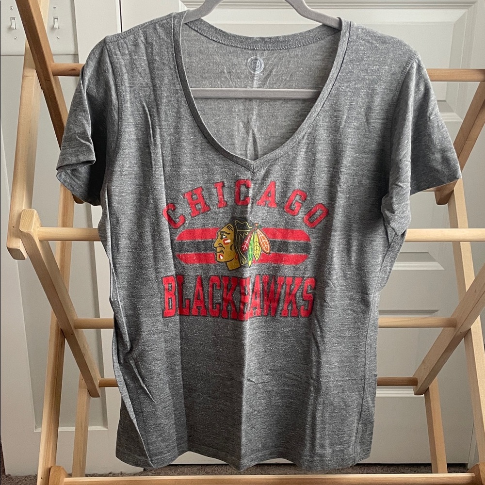 NHL Heather Gray Logo Interior Label